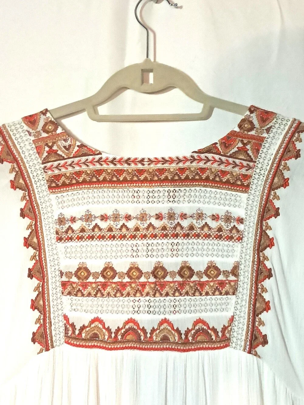 Free People Sunrise Wanderer Mini Dress EUC XS-Runs Big! 100% Viscose